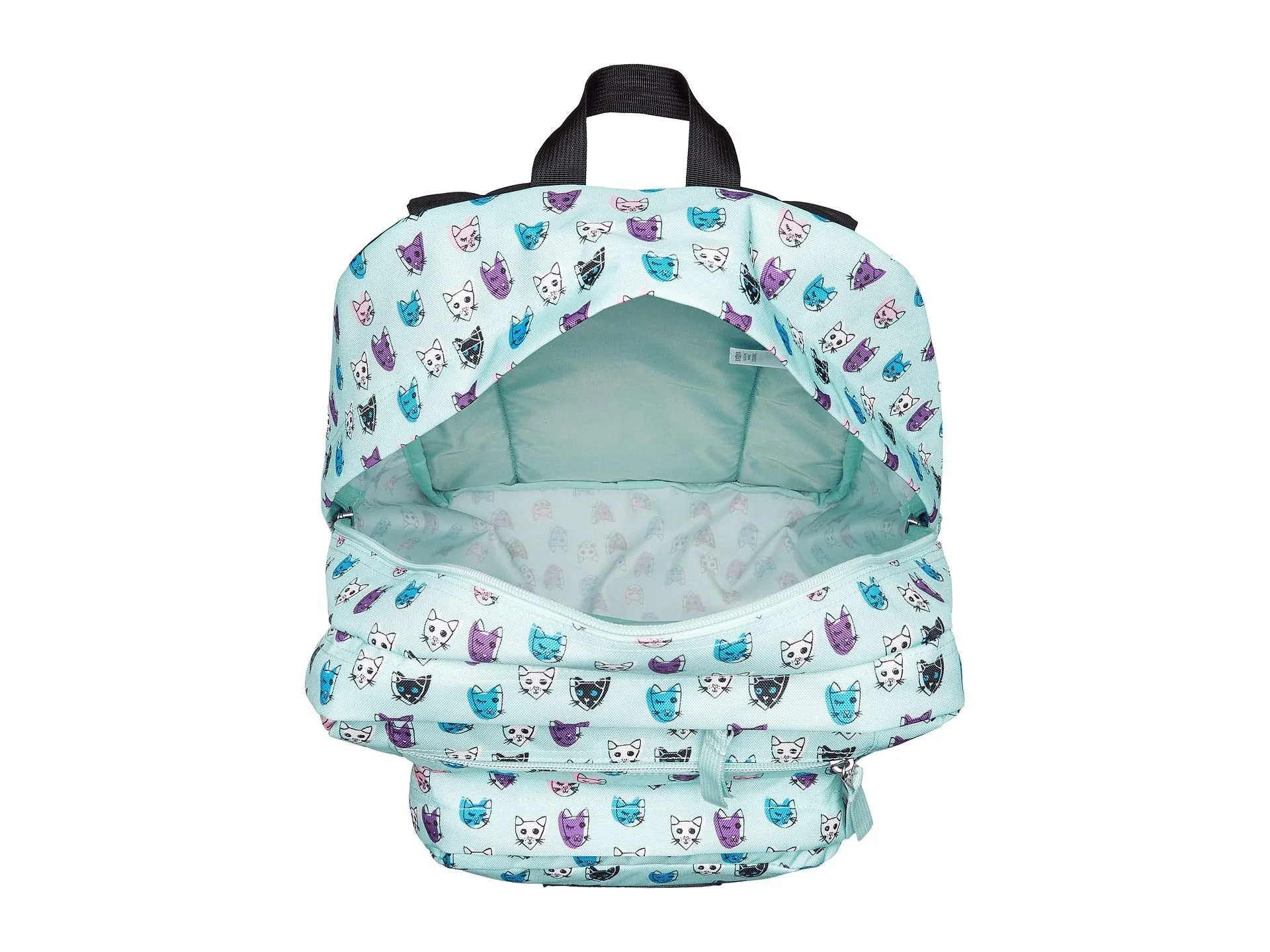 JanSport Big Student Backpack -Brook Green Cool Cats