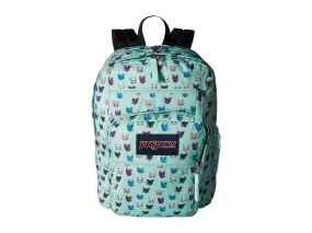 JanSport Big Student Backpack -Brook Green Cool Cats