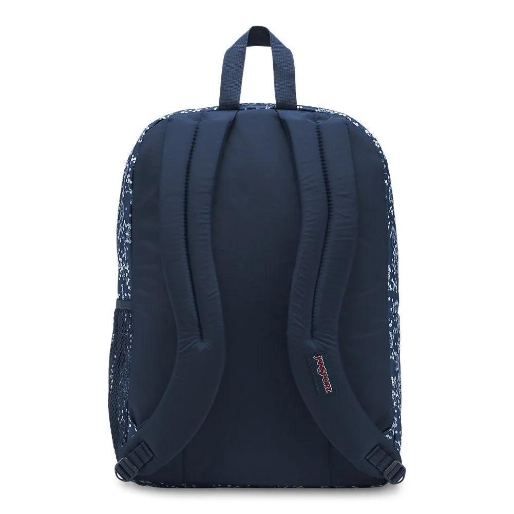 JanSport Big Student Backpack - Navy Field Floral - Oversized