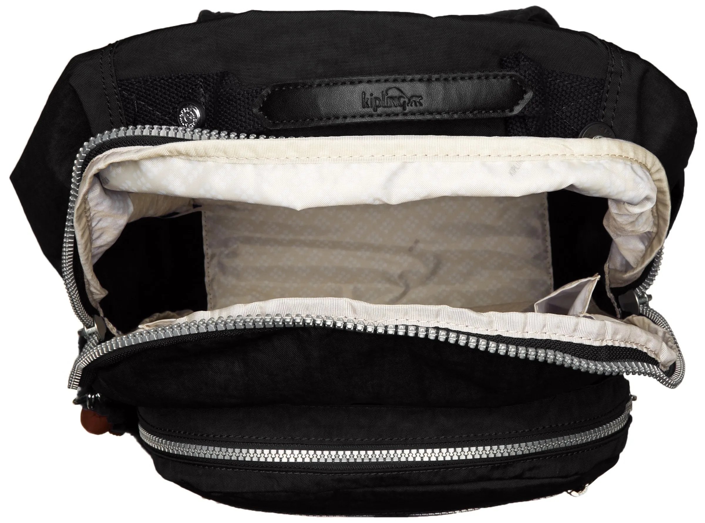 Kipling womens Seoul Go Black Laptop Backpack, black, One Size