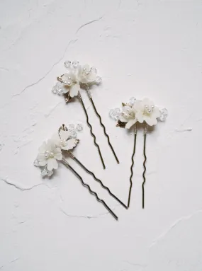 LACI | Floral Wedding Hair Pins