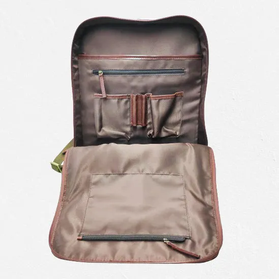 Leather Backpack - Brown