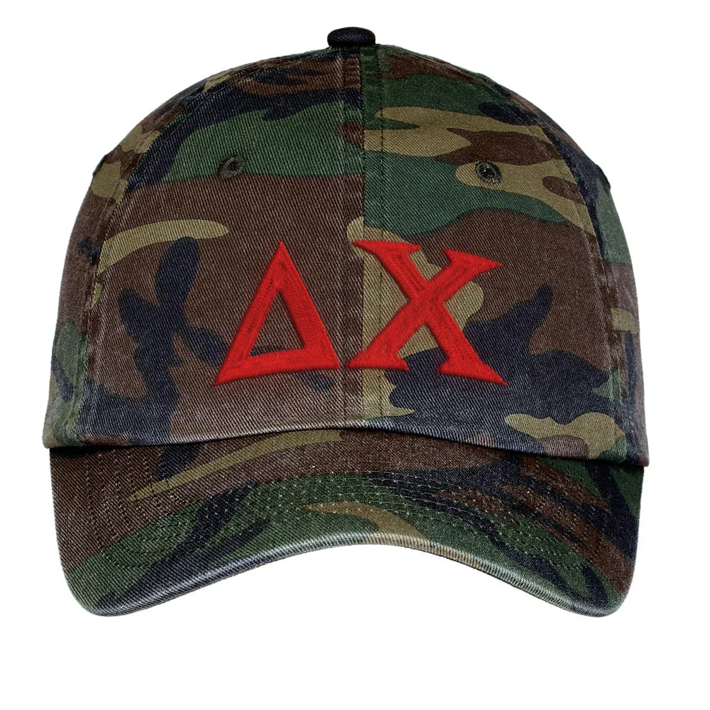 Letters Embroidered Camouflage Hat