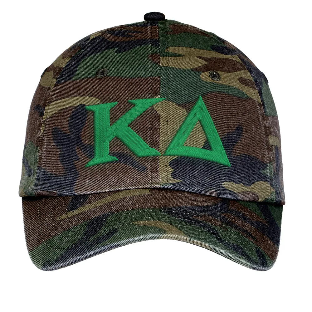 Letters Embroidered Camouflage Hat
