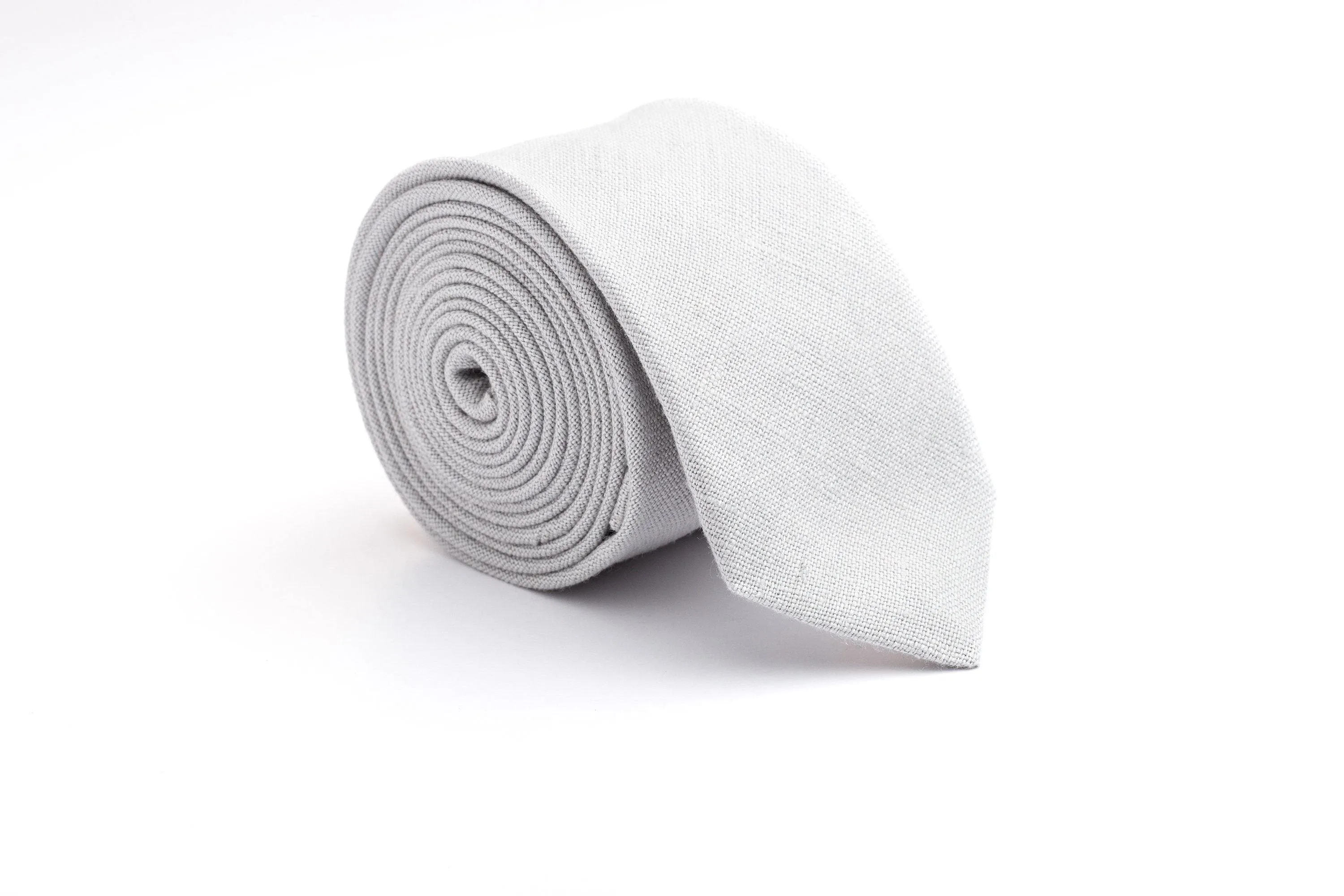 Light Gray Men's Tie for Your Wedding - Classic and Stylish