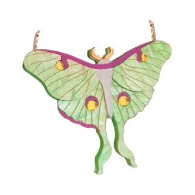 Luna Moth Statement Necklace by Cherryloco Jewellery