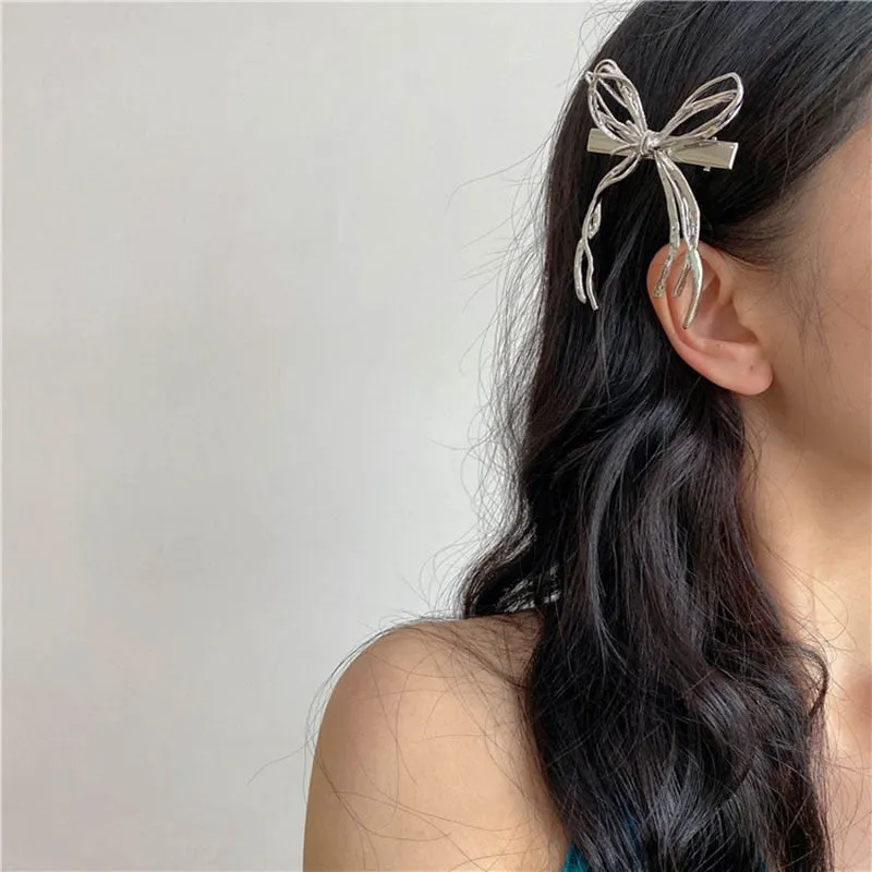 Luxury Fashion Pearl Flower Metal Key Brooch Women Men