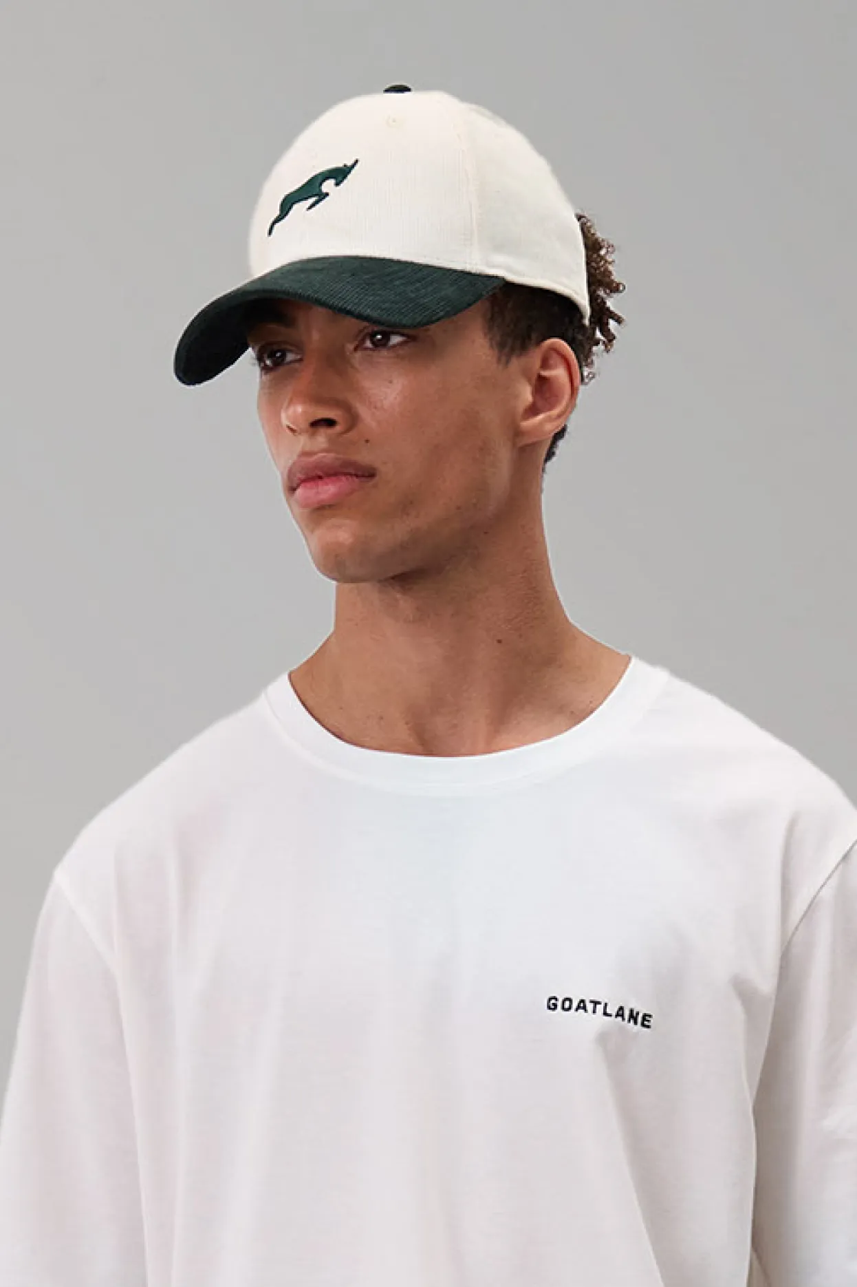 Manchester Cream Green Golf Hat