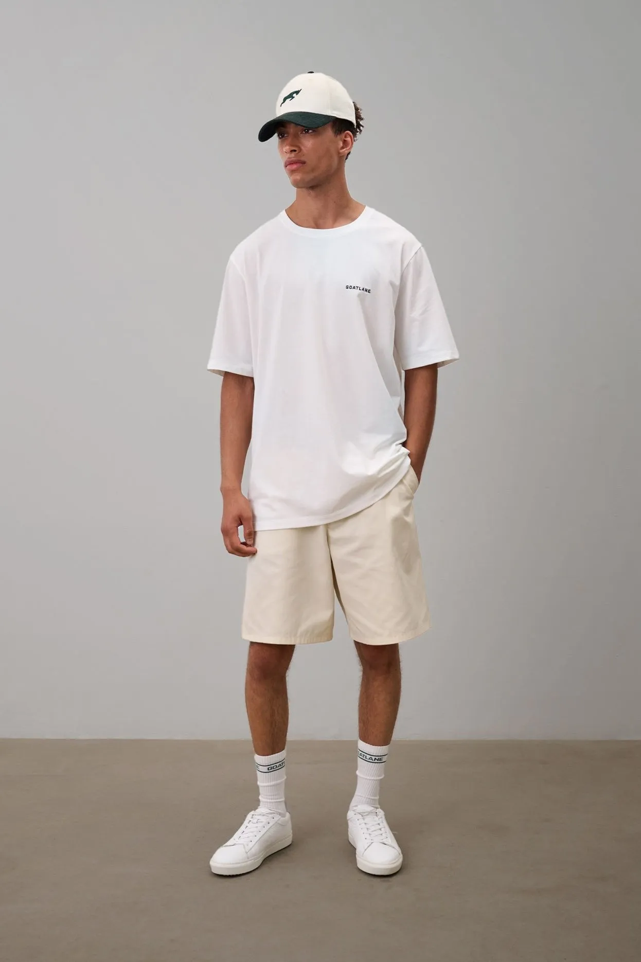 Manchester Cream Green Golf Hat