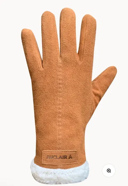 MANON GLOVE - PECAN & CREAM