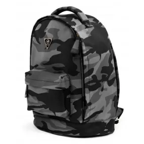 Mint Camo Leather Backpack 43cm (Grey)