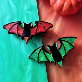 Mystic Bat Necklace - Halloween Edition by Cherryloco Jewellery