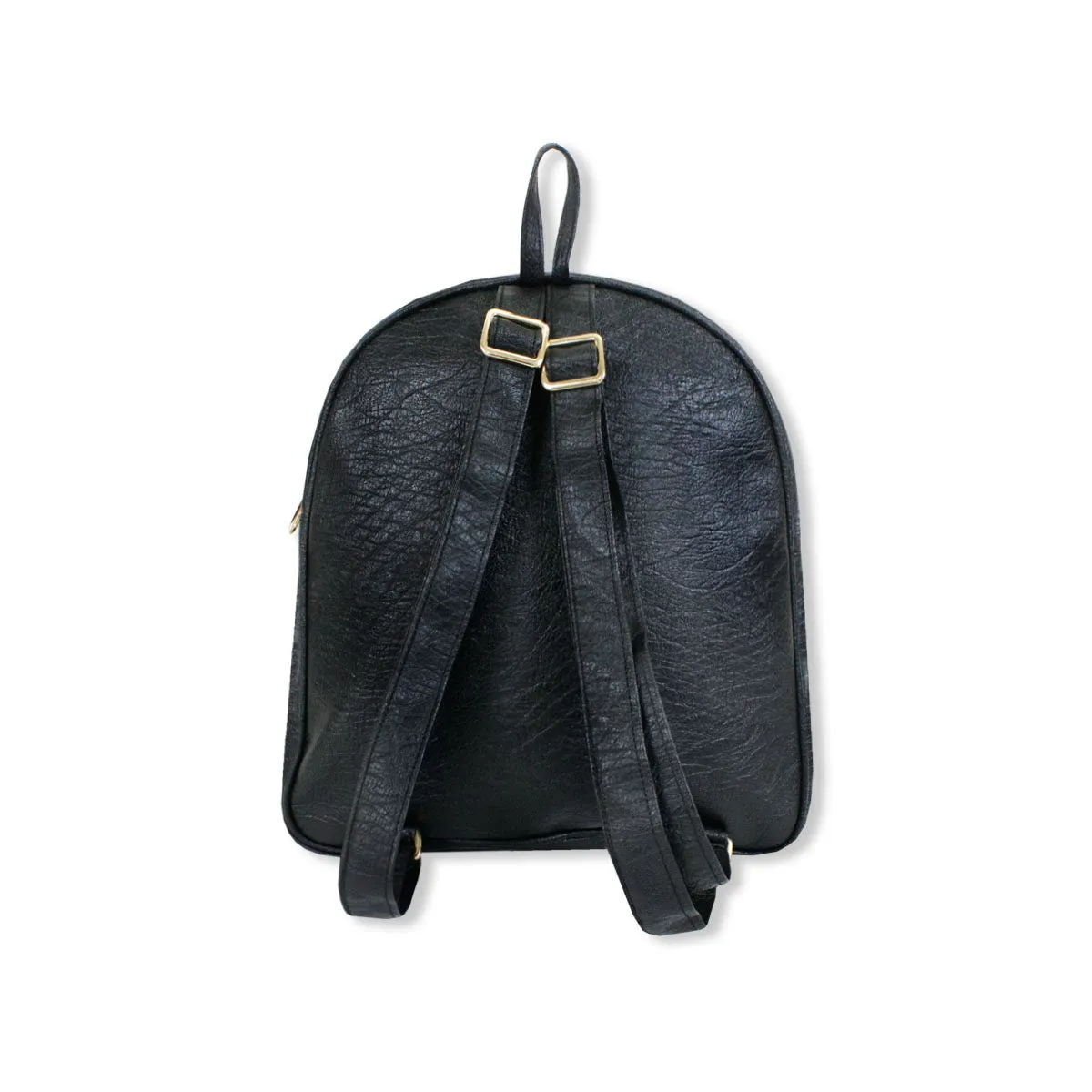 Navy Dessert Block-printed Backpack