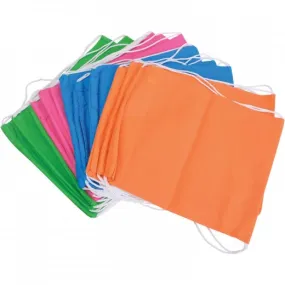 Neon Drawstring Backpacks Novelty (pack of 12)