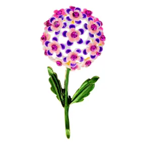 New Arrival Enamel Hyacinth Brooches Delicate Flower Pin Fashion Funny High Quality Jewelry