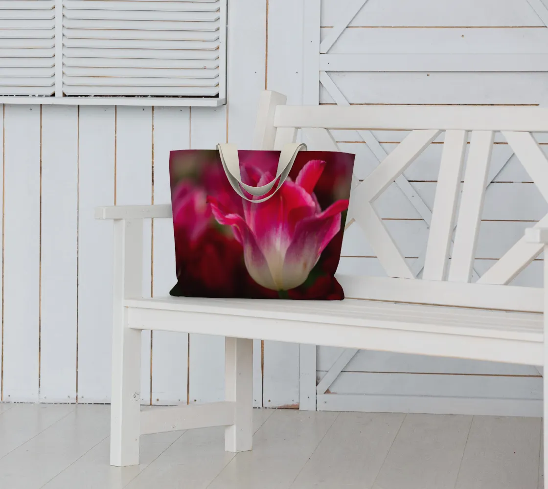 Parrot Tulip Market Tote