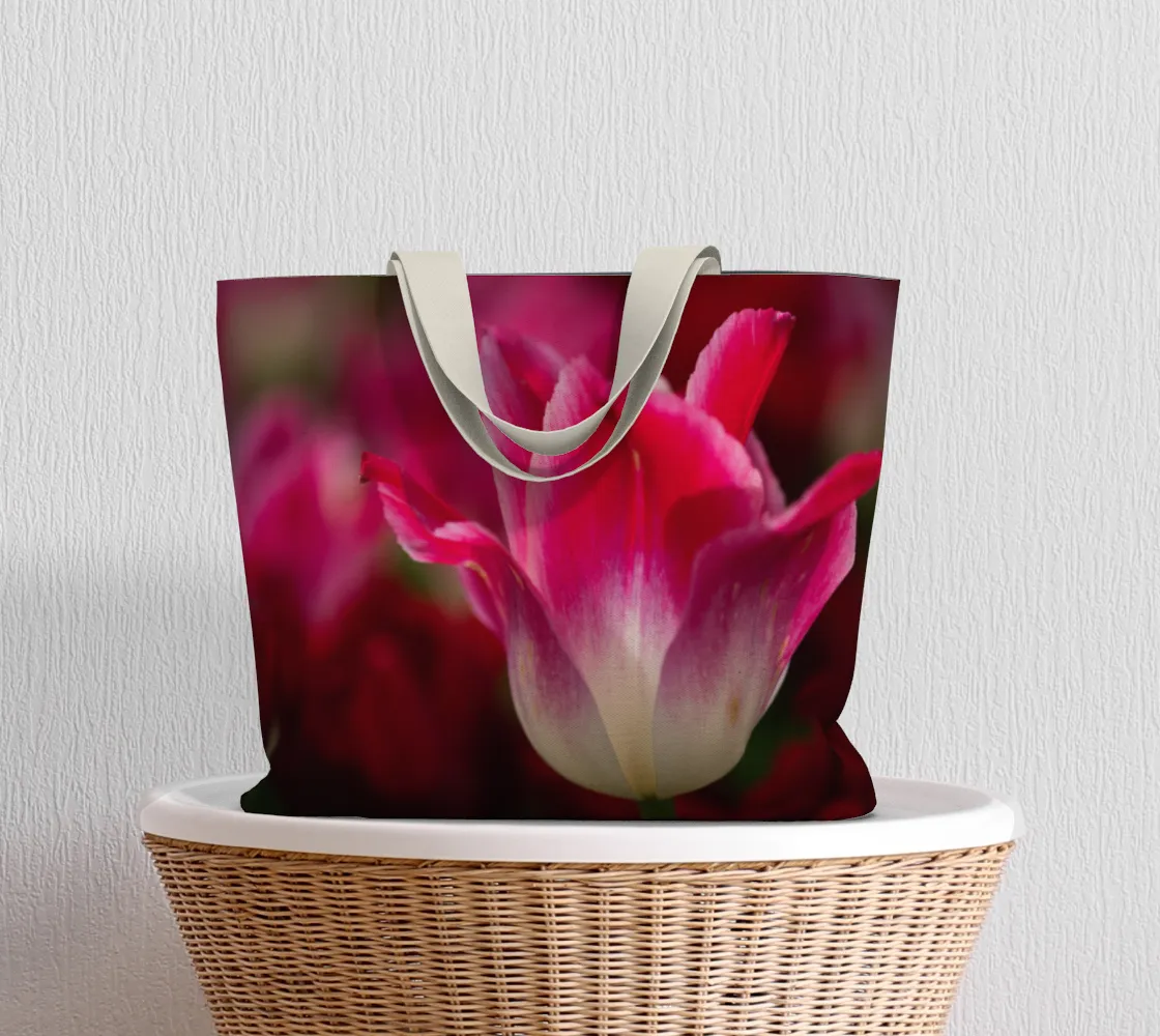 Parrot Tulip Market Tote