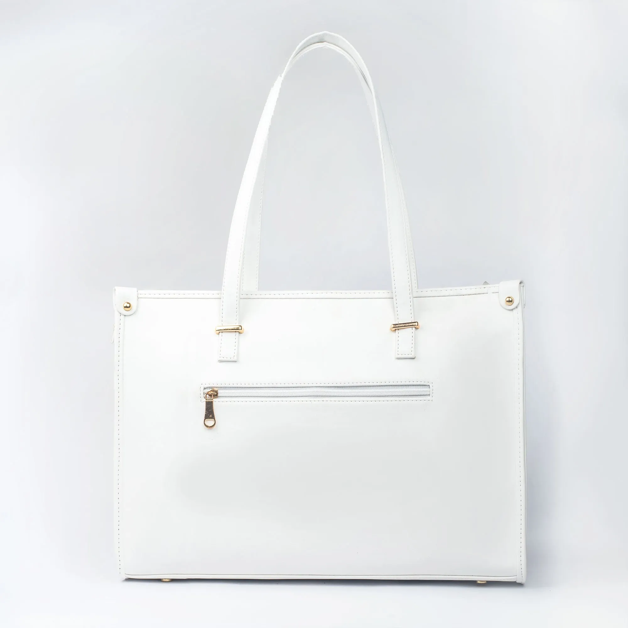 Periwinkle Blue and White Box Tote bag