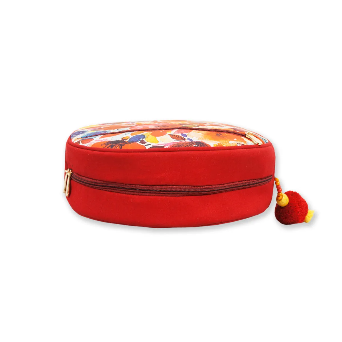 Printed Backpack- Red Rose