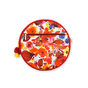 Printed Backpack- Red Rose