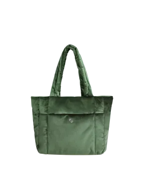 Puffer Shopper (Velvet Emerald)