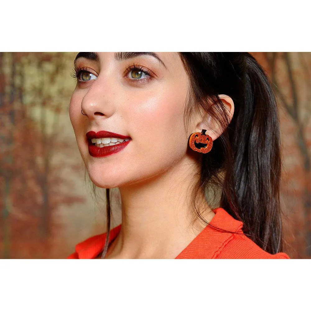 Pumpkin Earrings by Laliblue