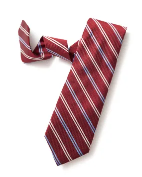 Red Repp Stripe Tie
