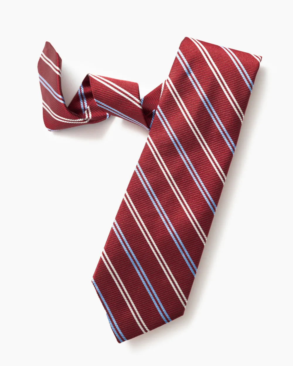 Red Repp Stripe Tie