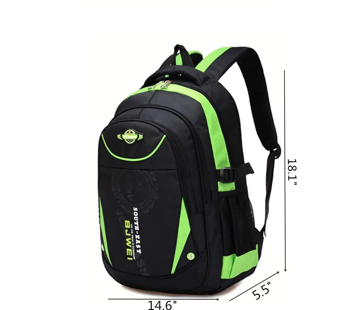 School Backpack For Boys Kids Elementary School Bags Bookbag Red