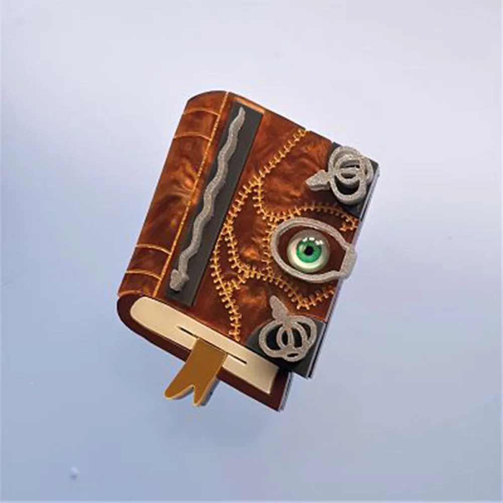 Spellbook Brooch by Cherryloco Jewellery