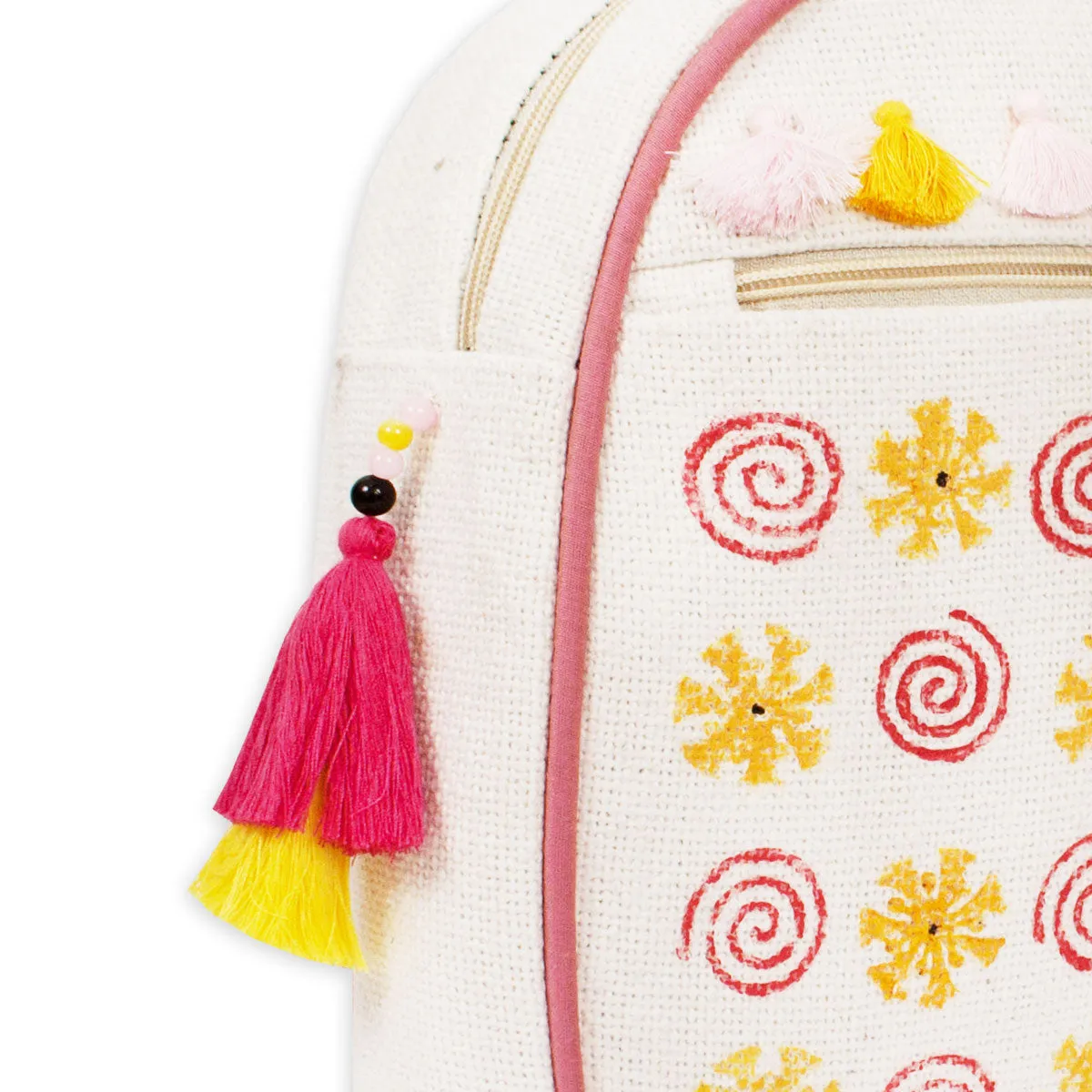 Spirals Hand-painted Backpack