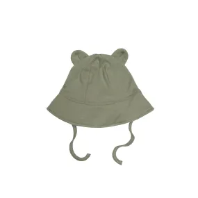 Sun hat TEDDY EARS | sage green