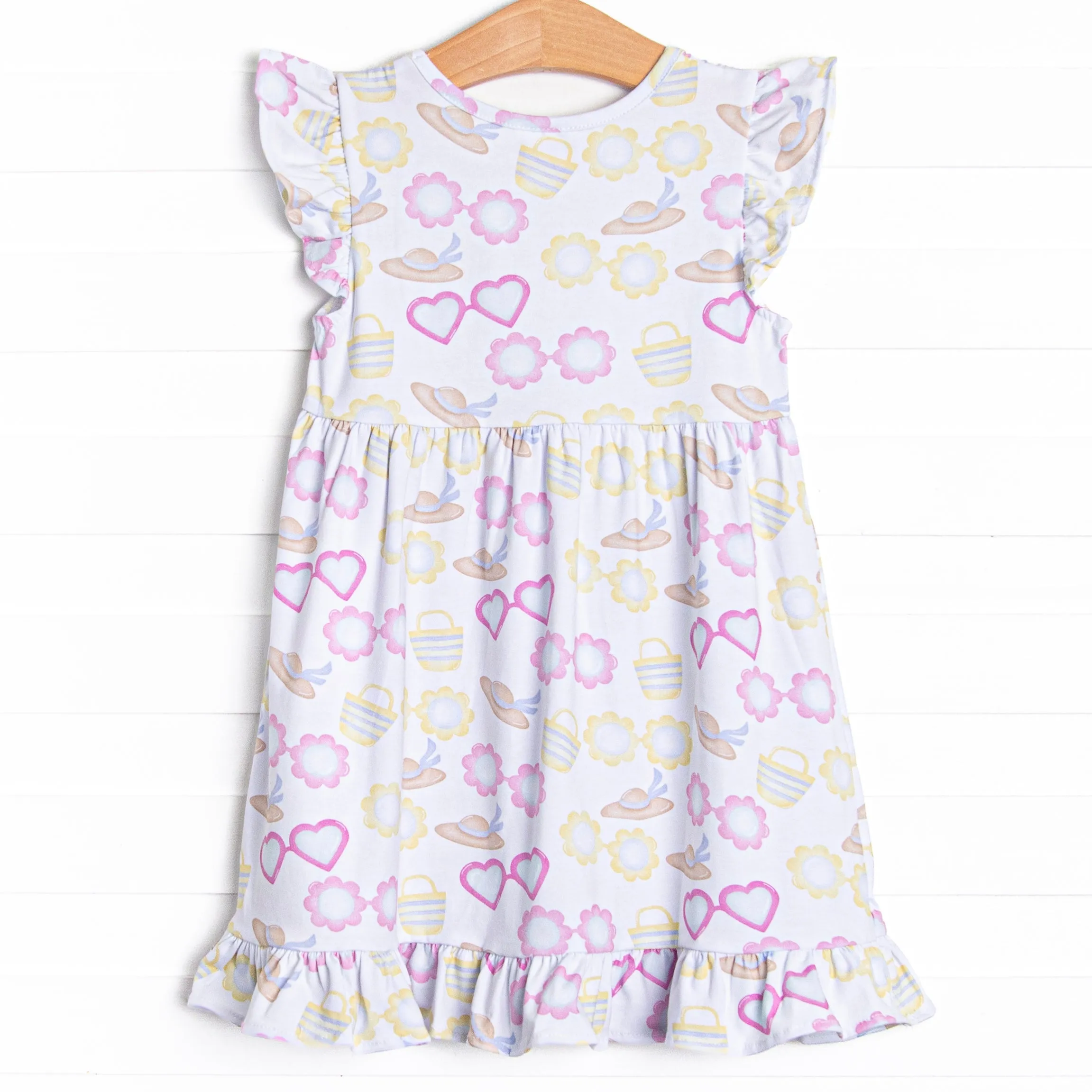 Sunny Day Shades Dress, Yellow