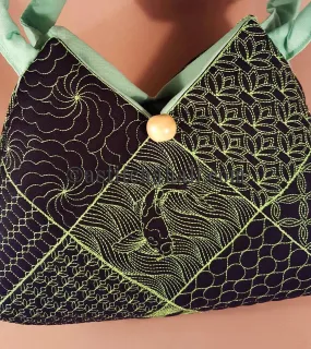 Taki Japanese Quilt Blocks and Tote Bag