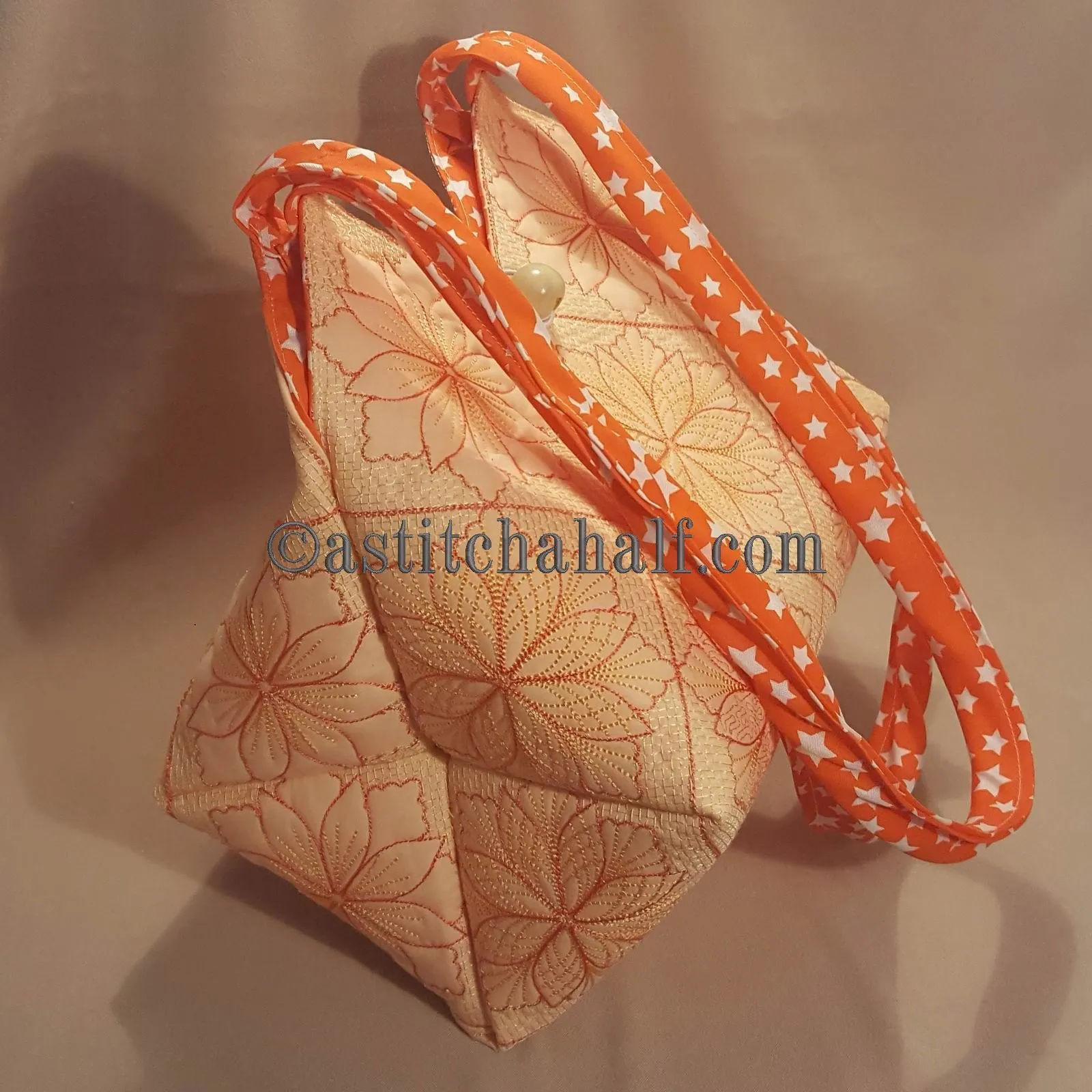 Taylor Tote Bag Square Quilted Blocks