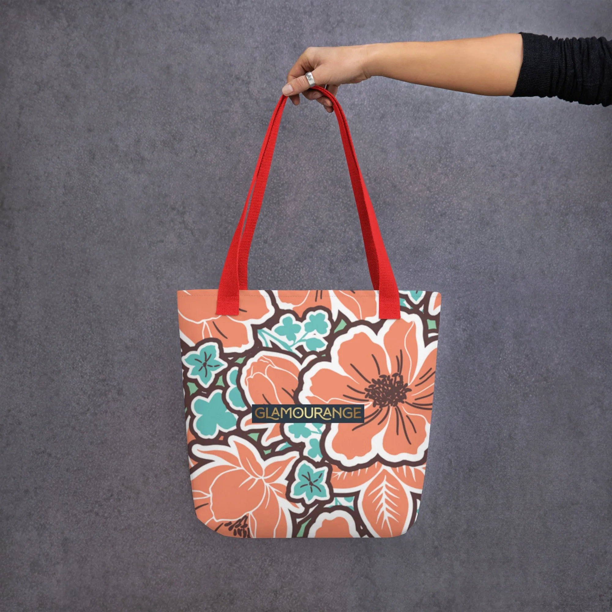 Tote Bag Women Designer (Flower Pattern 007)