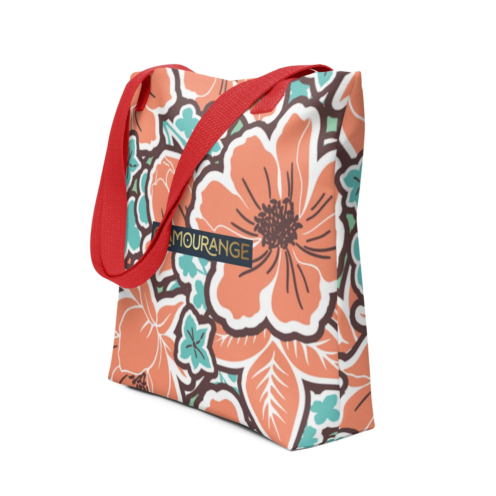 Tote Bag Women Designer (Flower Pattern 007)