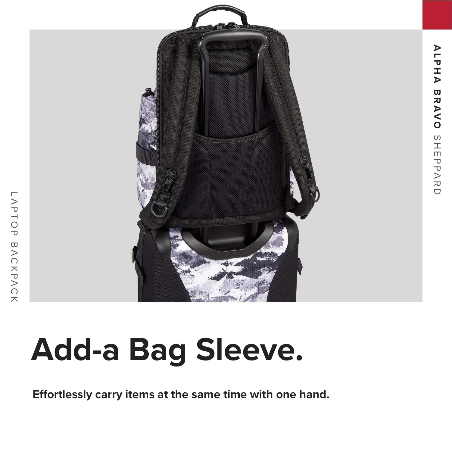TUMI - Alpha Bravo Sheppard Deluxe Brief Pack Laptop Backpack - 15 Inch Computer Bag for Men and Women - Arctic Restoration