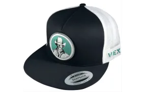 Vexil Cowpuncher Black and White Cap