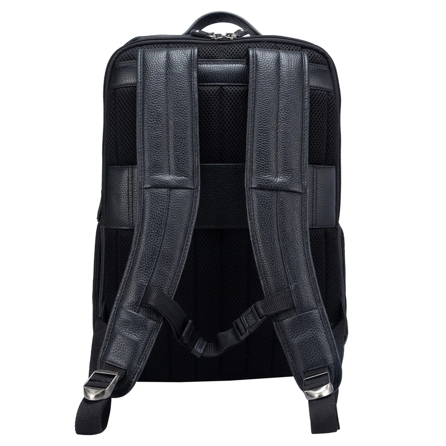 Wax Leather Backpack - Black