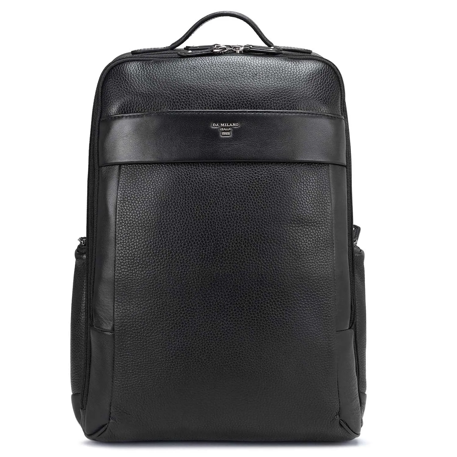 Wax Leather Backpack - Black