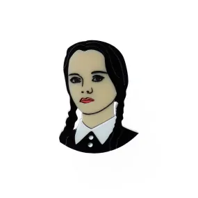 Wednesday Brooch by Cherryloco Jewellery