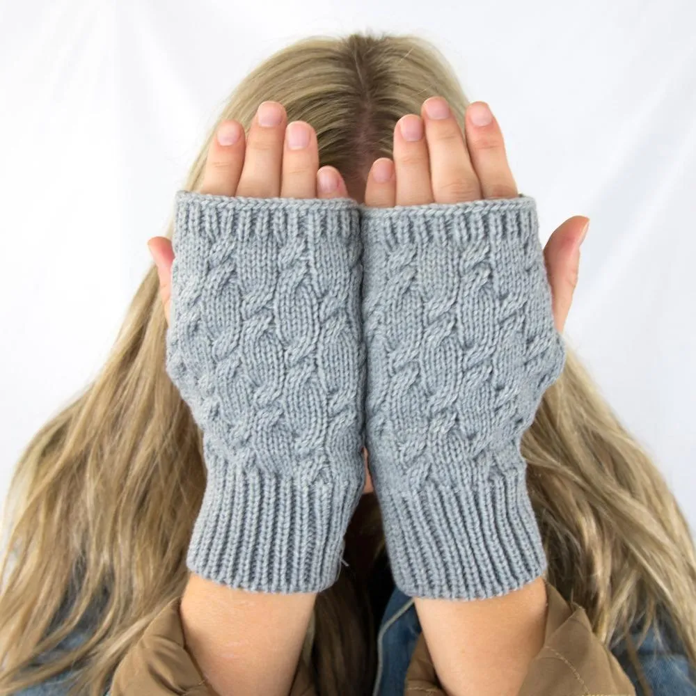 Women’s Acrylic Fingerless Glove Cozies