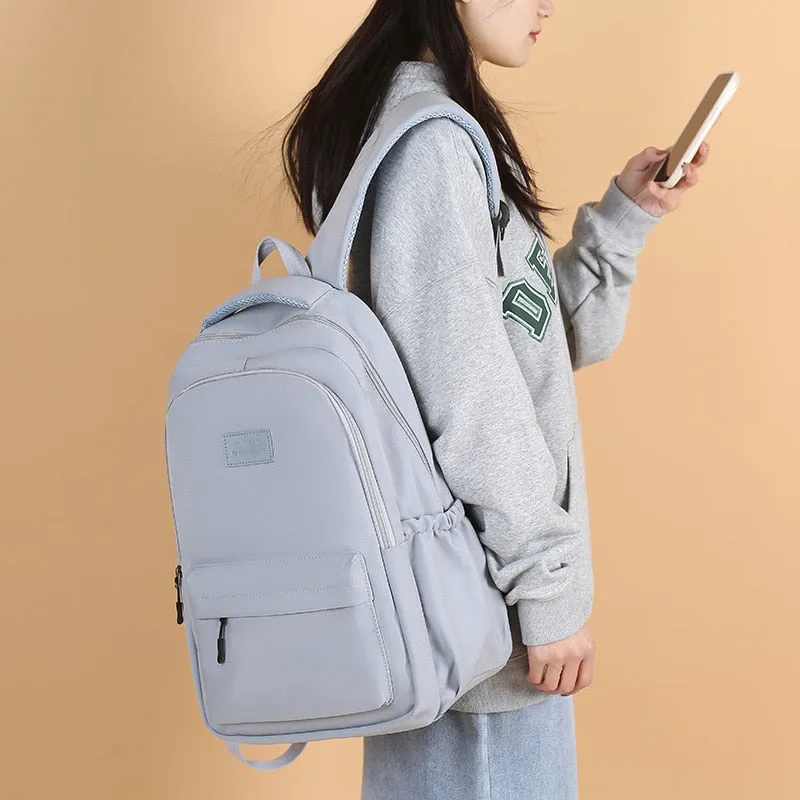 Women's Solid Color Backpack