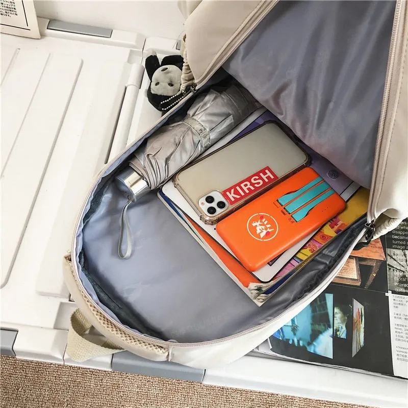 Women's Solid Color Backpack